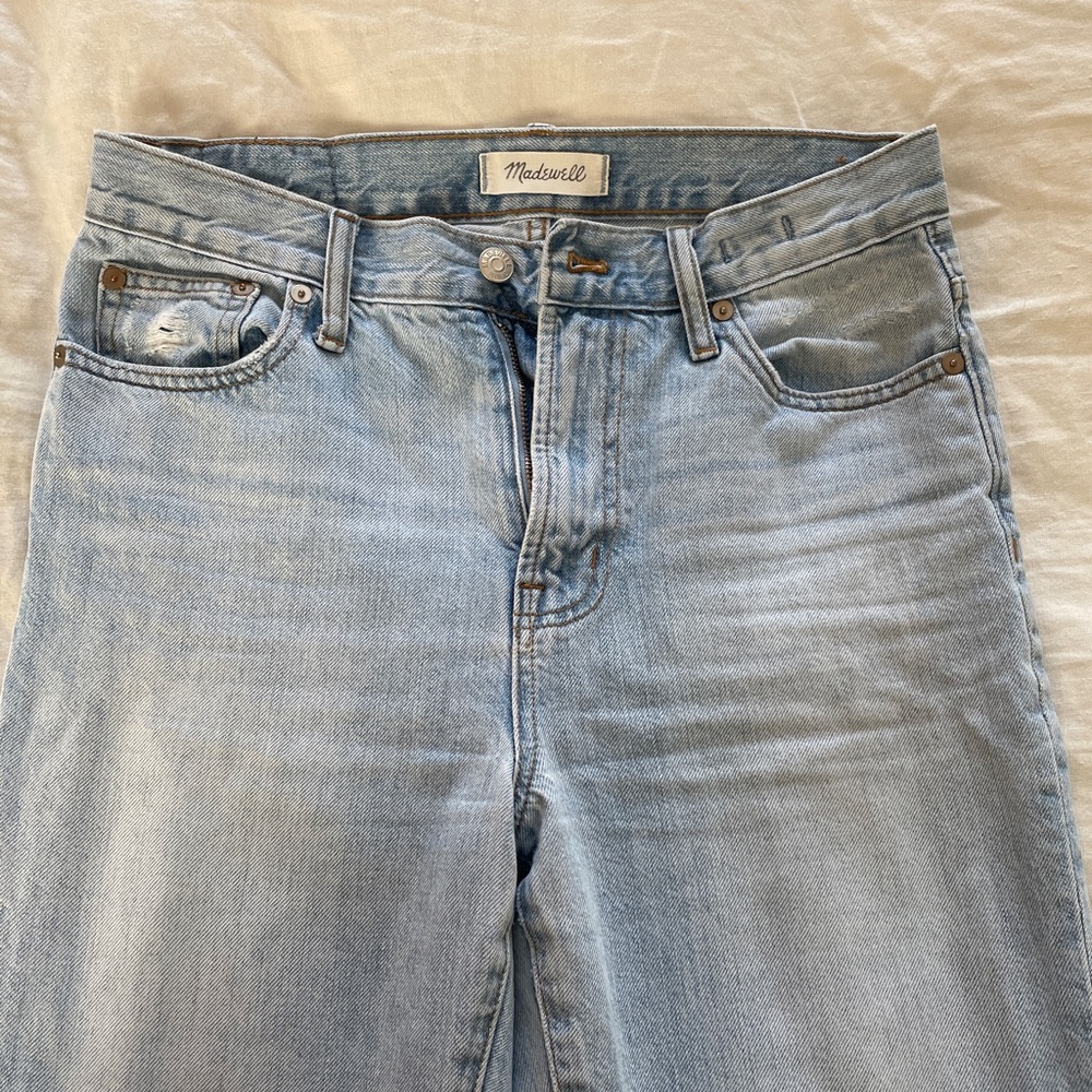 Madewell vintage perfect fit light wash jeans